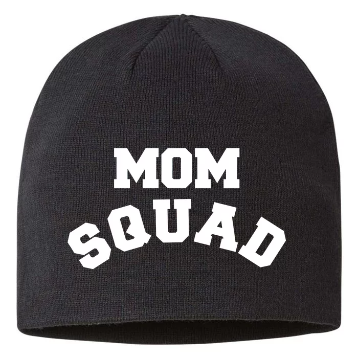 Mom Squad Bold Text Logo 8 1/2in Sustainable Knit Beanie