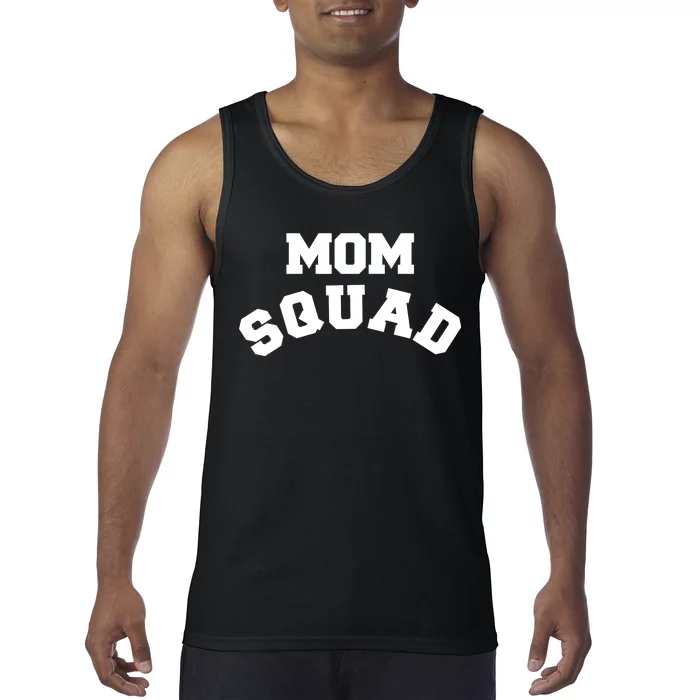 Mom Squad Bold Text Logo Tank Top