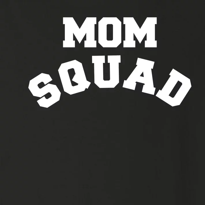 Mom Squad Bold Text Logo Toddler Long Sleeve Shirt