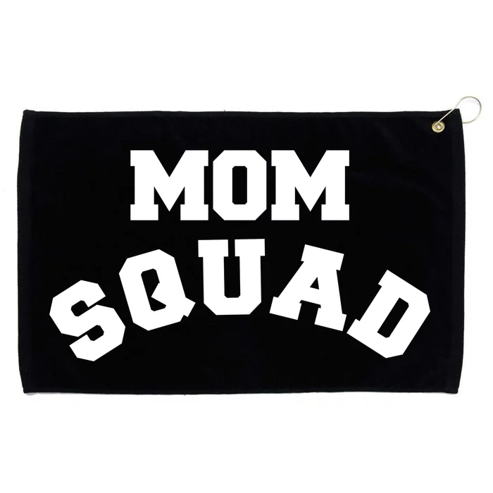 Mom Squad Bold Text Logo Grommeted Golf Towel