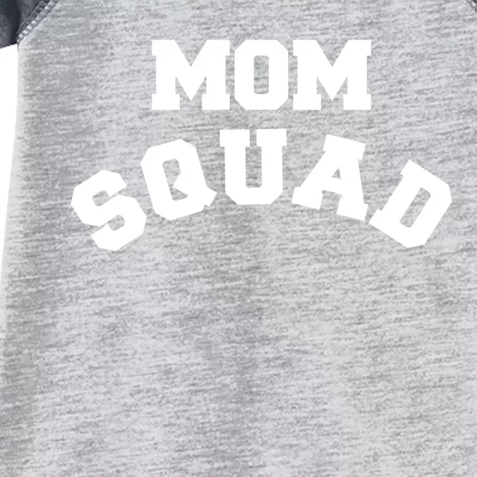 Mom Squad Bold Text Logo Infant Baby Jersey Bodysuit