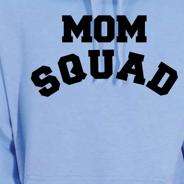 Mom Squad Bold Text Logo Unisex Surf Hoodie