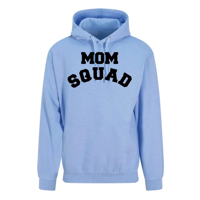 Mom Squad Bold Text Logo Unisex Surf Hoodie