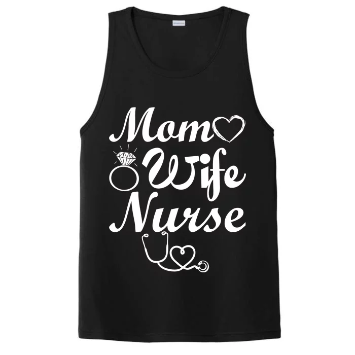 Mom Wife Nurse Performance Tank