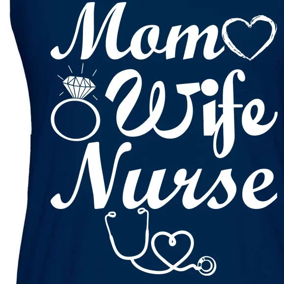 Mom Wife Nurse Ladies Essential Flowy Tank