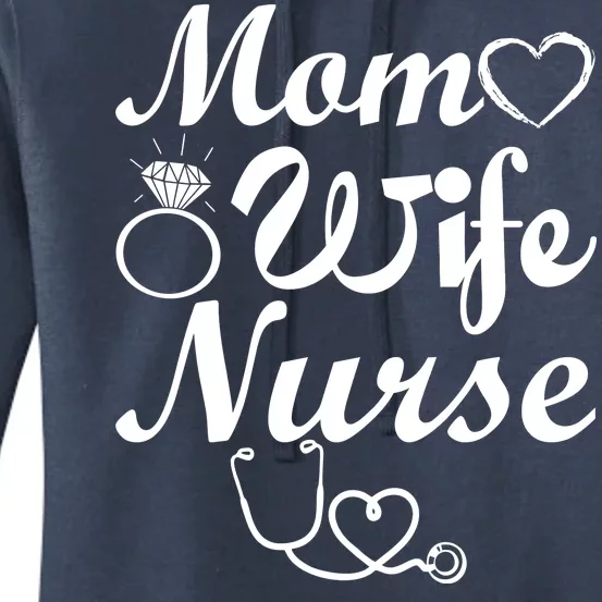 Mom Wife Nurse Women's Pullover Hoodie