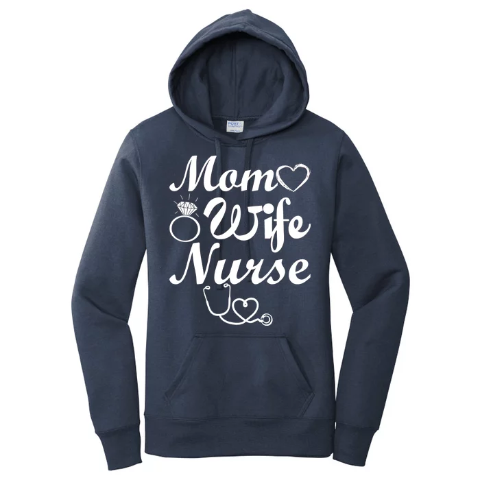 Mom Wife Nurse Women's Pullover Hoodie