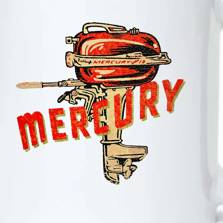 Mercury Outboard Motor Black Color Changing Mug