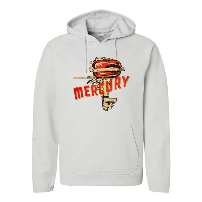 Mercury Outboard Motor Performance Fleece Hoodie