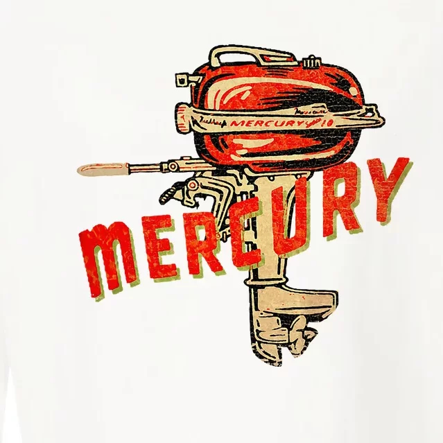 Mercury Outboard Motor Cropped Pullover Crew