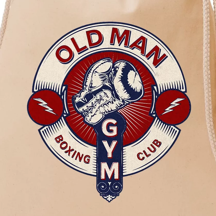 Mma Old Man Boxing Club Combat Drawstring Bag