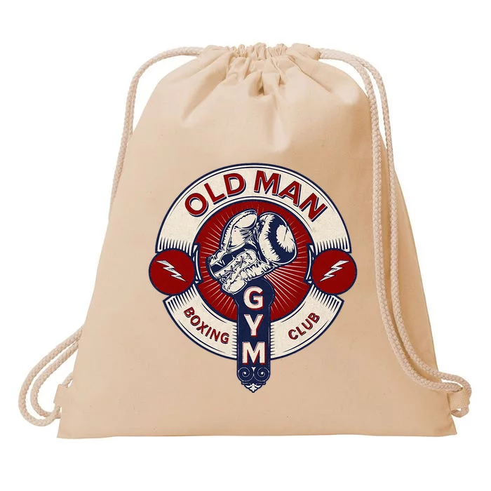 Mma Old Man Boxing Club Combat Drawstring Bag