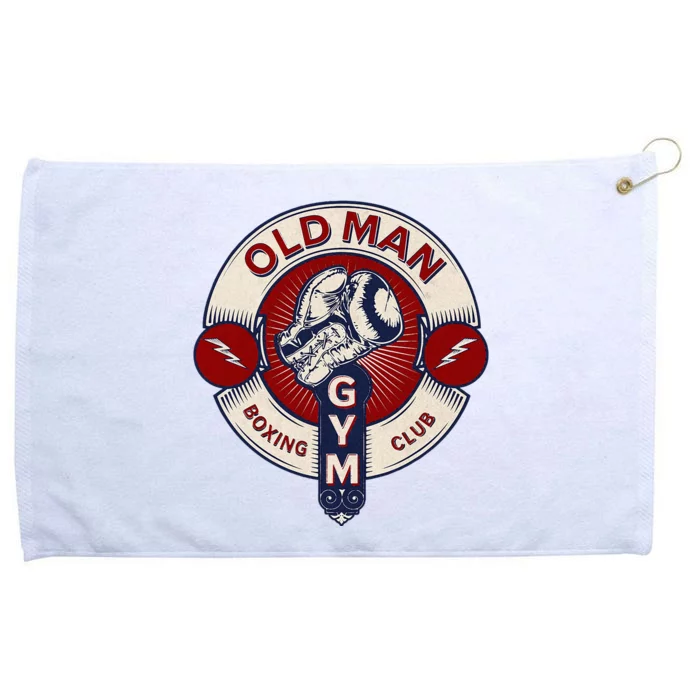 Mma Old Man Boxing Club Combat Grommeted Golf Towel