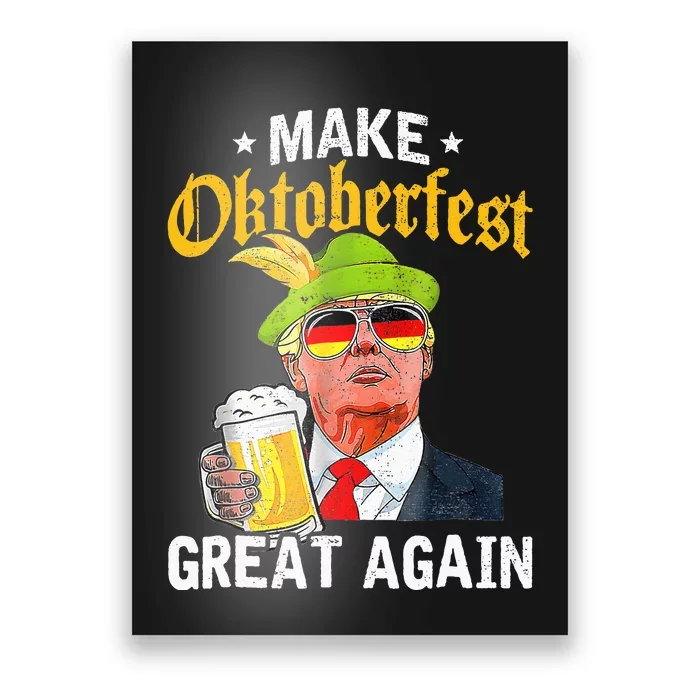 Munich Oktoberfest Make October Fest Great Again Usa Poster