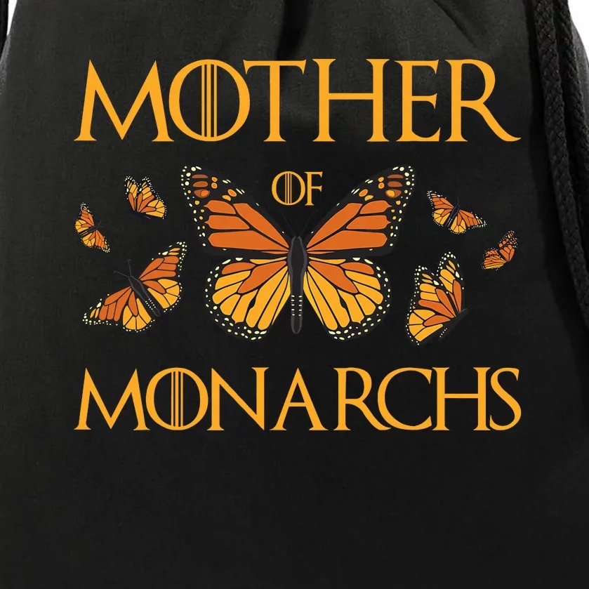 Mother Of Monarchs Butterfly Lover Insect Butterflies Drawstring Bag