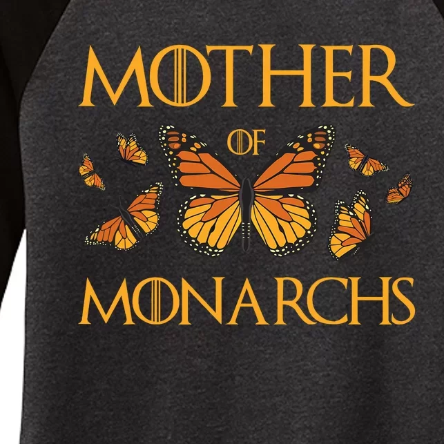 Mother Of Monarchs Butterfly Lover Insect Butterflies Women's Tri-Blend 3/4-Sleeve Raglan Shirt