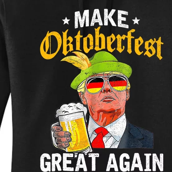 Munich Oktoberfest Make October Fest Great Again Usa Women's Pullover Hoodie