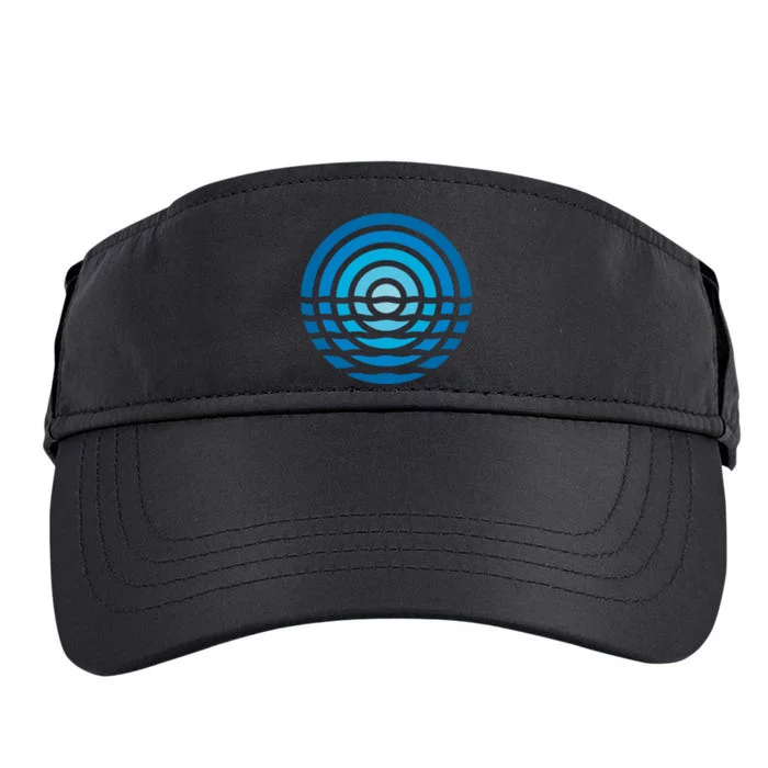 Moonrise Ocean Adult Drive Performance Visor