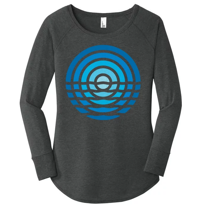 Moonrise Ocean Women's Perfect Tri Tunic Long Sleeve Shirt