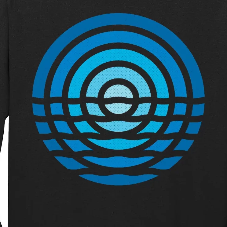 Moonrise Ocean Tall Long Sleeve T-Shirt