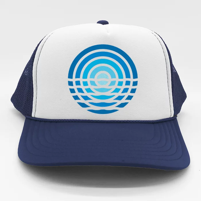 Moonrise Ocean Trucker Hat