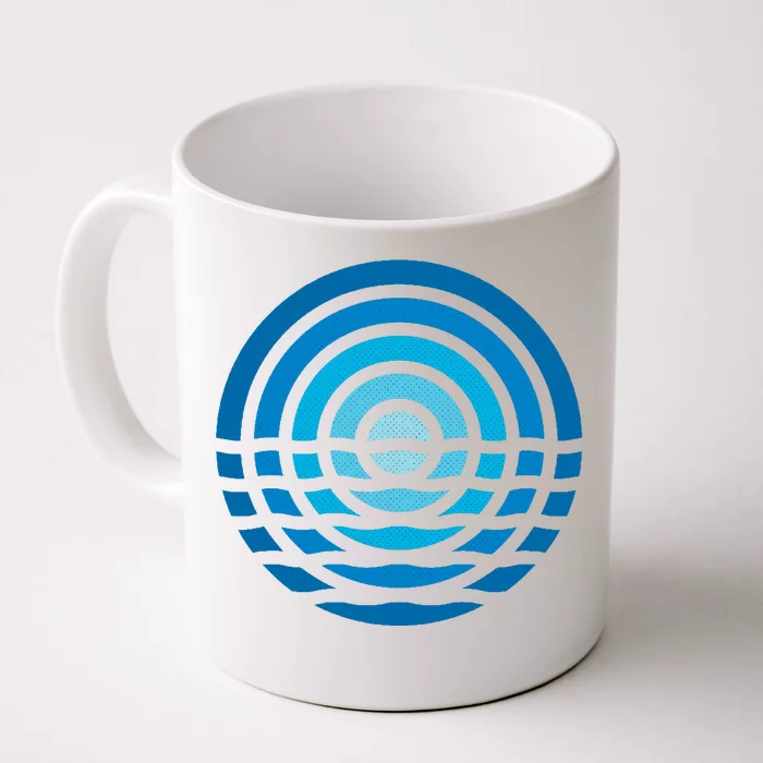 Moonrise Ocean Front & Back Coffee Mug