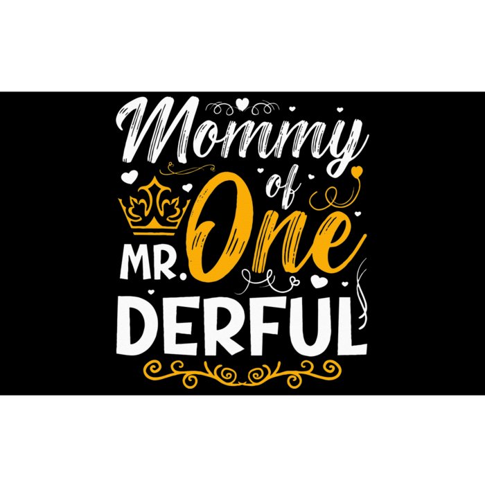 Mommy Of Mr One Derful Party Matching Family 1st Birthday Bumper Sticker