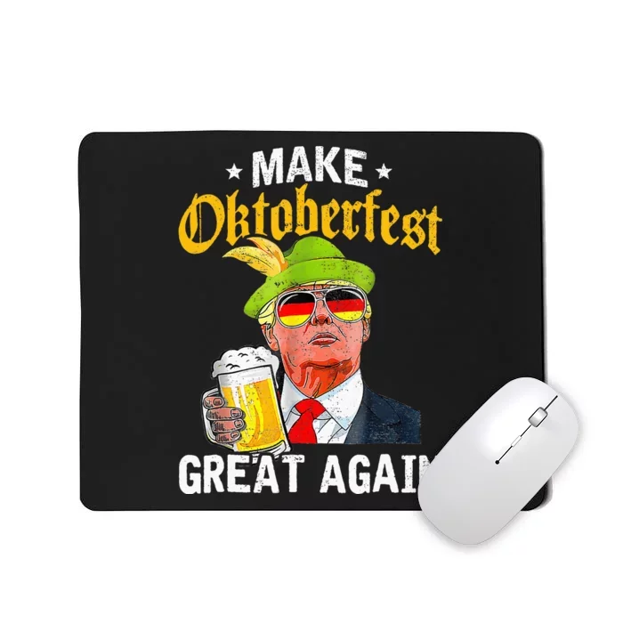 Munich Oktoberfest Make October Fest Great Again Usa Mousepad