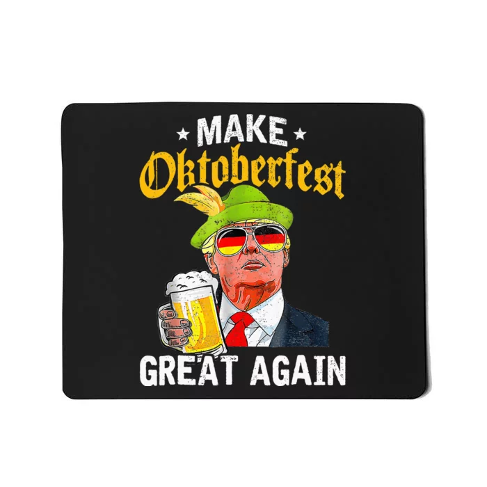 Munich Oktoberfest Make October Fest Great Again Usa Mousepad