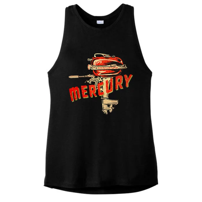 Mercury Outboard Motor Ladies Tri-Blend Wicking Tank