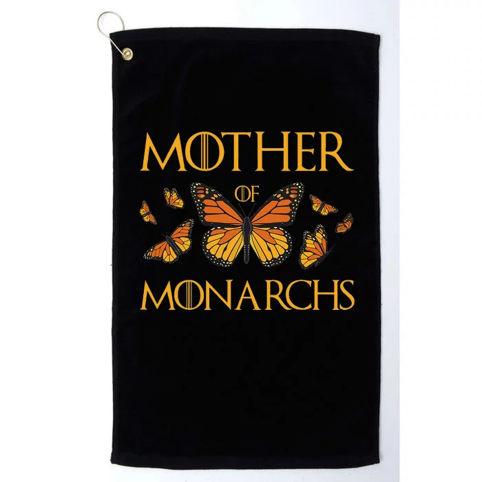 Mother Of Monarchs Butterfly Lover Insect Butterflies Platinum Collection Golf Towel