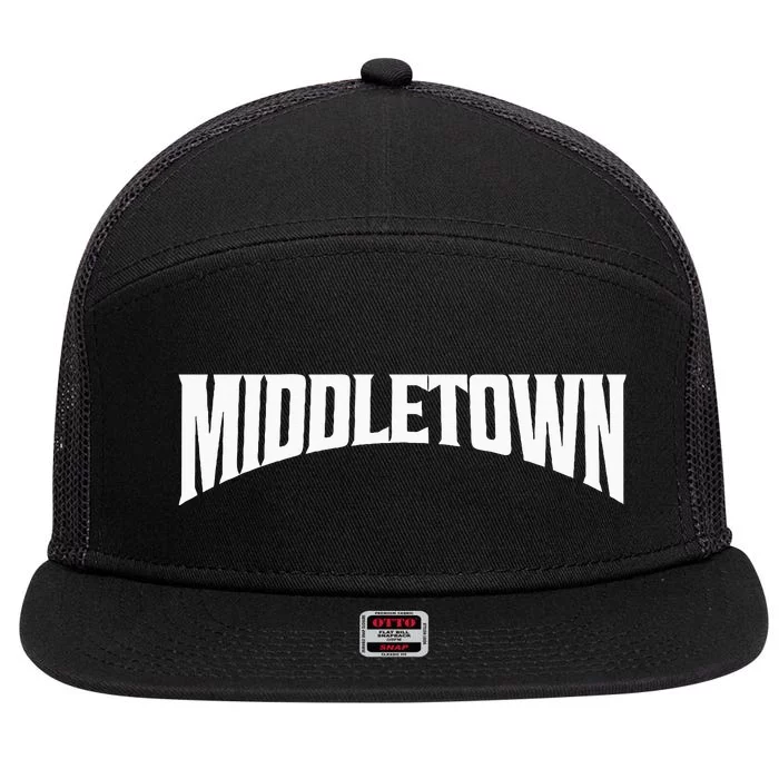 Middletown Ohio 7 Panel Mesh Trucker Snapback Hat