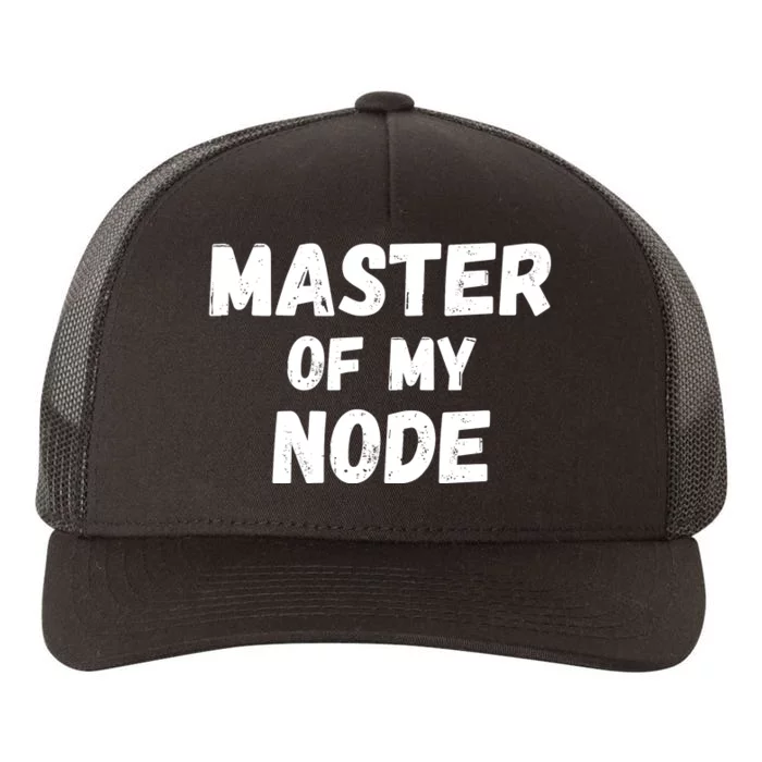 Master Of My Node, Bitcoin, Crypto, Blockchain, HODL Crypto Staking Yupoong Adult 5-Panel Trucker Hat