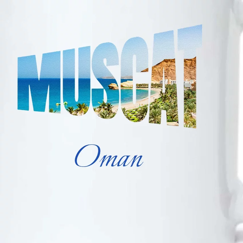 Muscat Oman Black Color Changing Mug