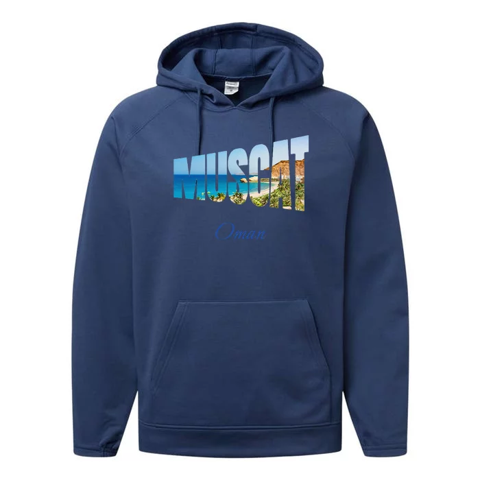 Muscat Oman Performance Fleece Hoodie