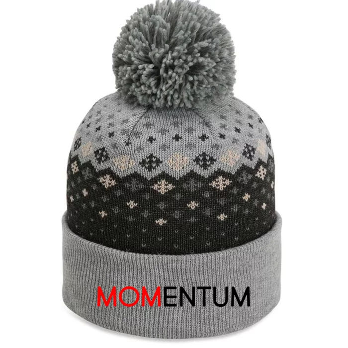 Momentum Mom The Baniff Cuffed Pom Beanie