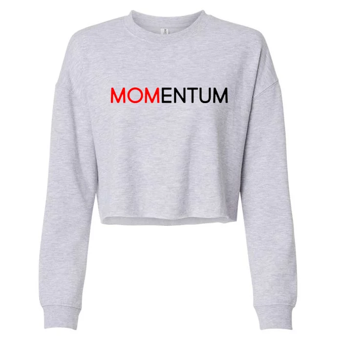 Momentum Mom Cropped Pullover Crew