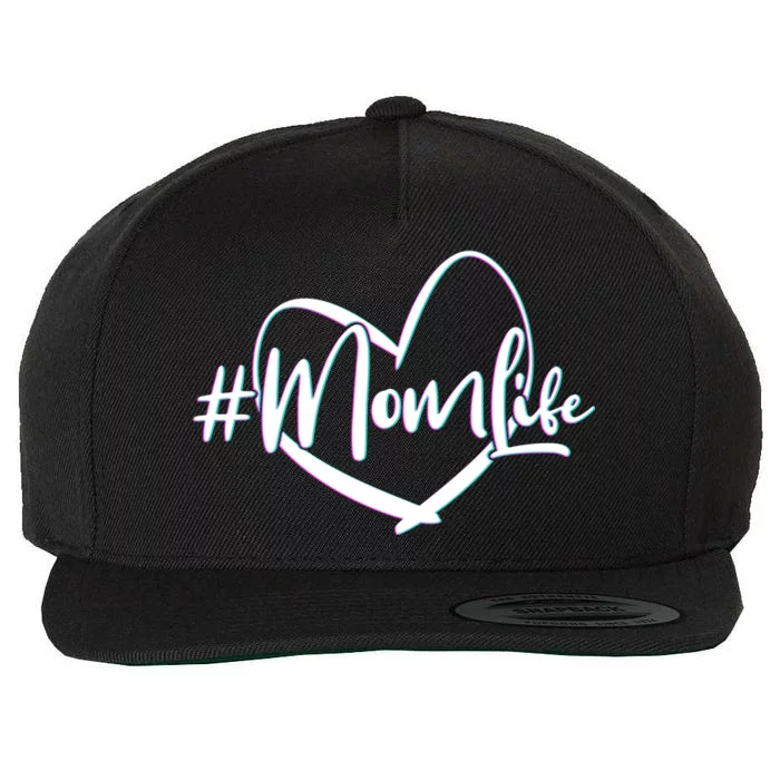 #MomLife Wool Snapback Cap