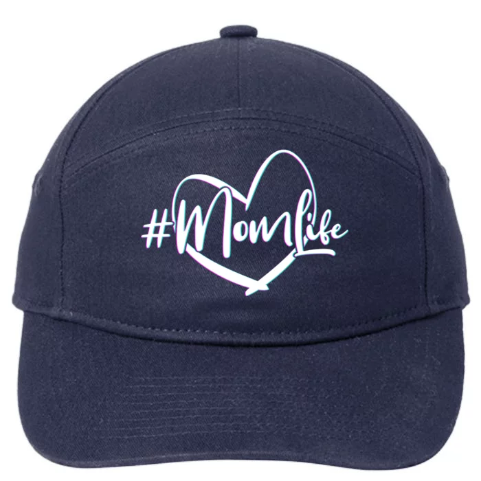 #MomLife 7-Panel Snapback Hat