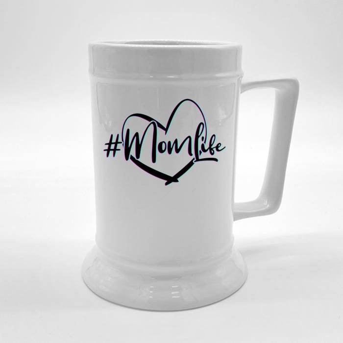 #MomLife Front & Back Beer Stein