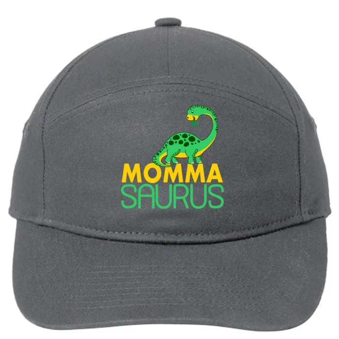 Momma Saurus Mommasaurus Dinosaur Cute Mom 7-Panel Snapback Hat