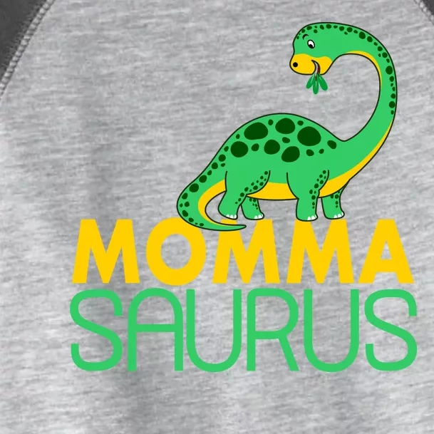 Momma Saurus Mommasaurus Dinosaur Cute Mom Toddler Fine Jersey T-Shirt