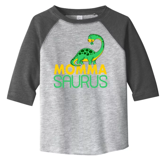 Momma Saurus Mommasaurus Dinosaur Cute Mom Toddler Fine Jersey T-Shirt