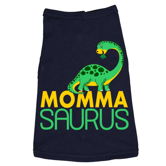 Momma Saurus Mommasaurus Dinosaur Cute Mom Doggie Tank