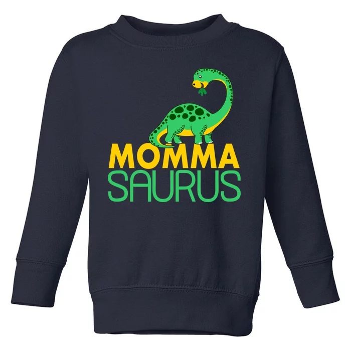 Momma Saurus Mommasaurus Dinosaur Cute Mom Toddler Sweatshirt