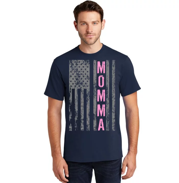 Momma Vintage USA Flag Tall T-Shirt