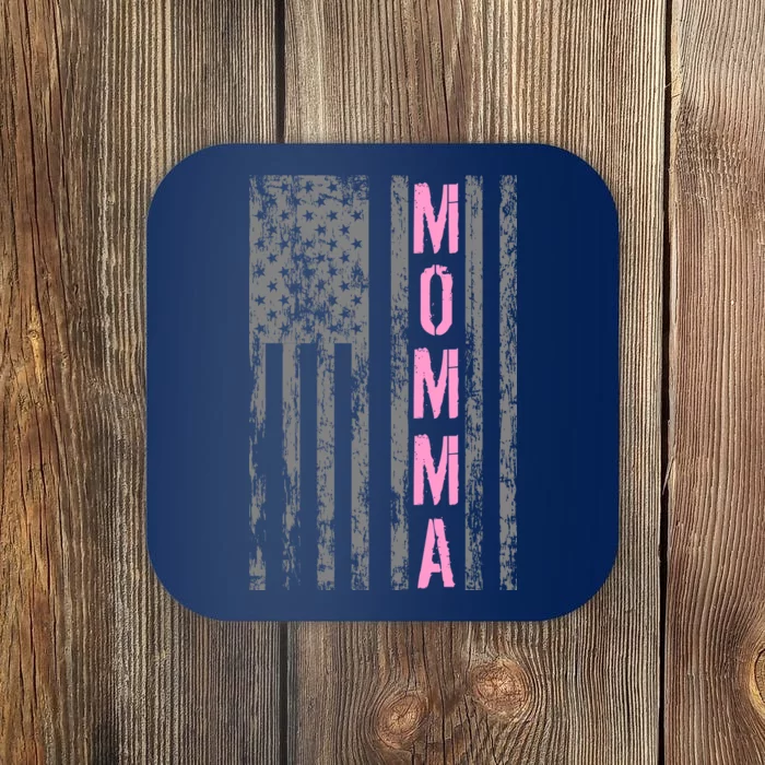 Momma Vintage USA Flag Coaster