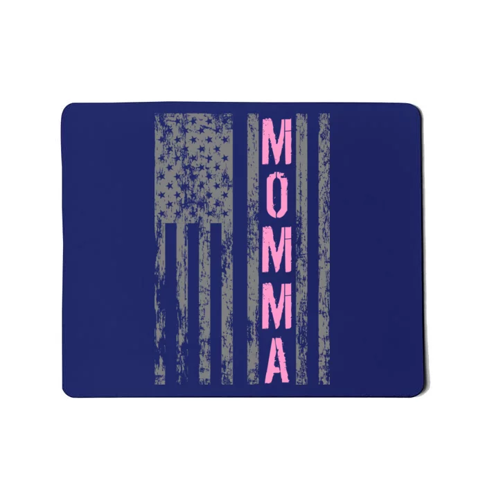 Momma Vintage USA Flag Mousepad