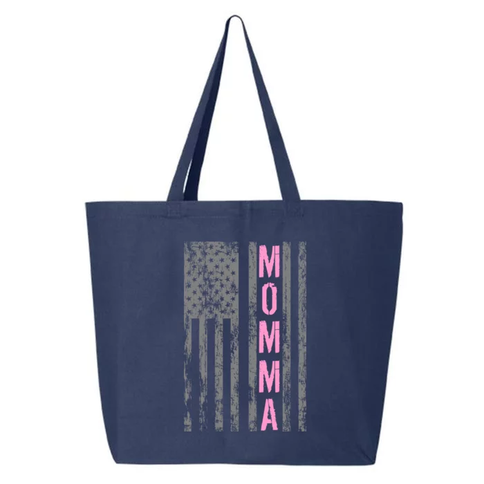 Momma Vintage USA Flag 25L Jumbo Tote