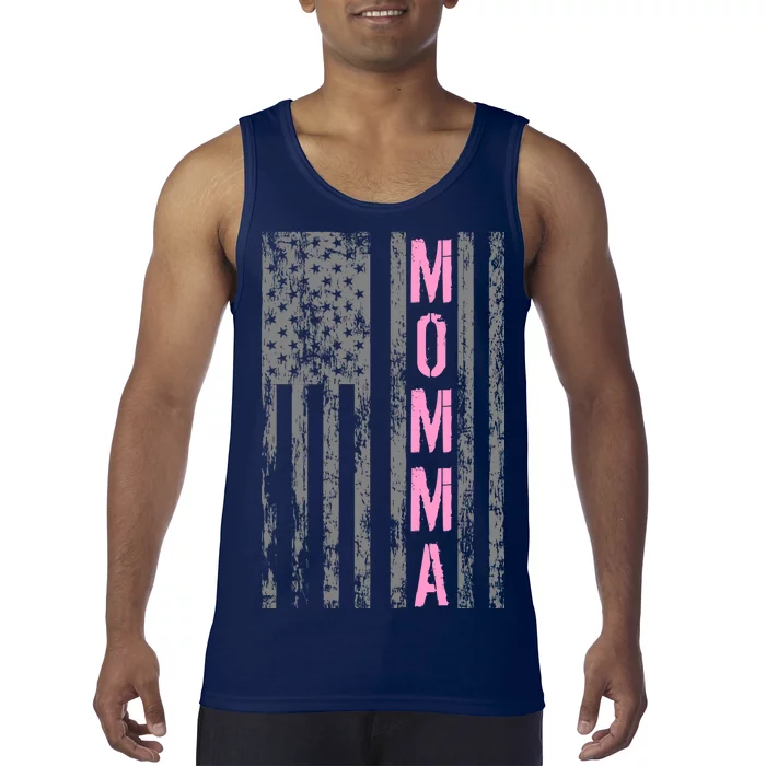 Momma Vintage USA Flag Tank Top